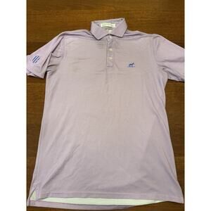 Small Holdernesss And Bourne Tailored Fit Short Sleeve Polo Shirt Purple